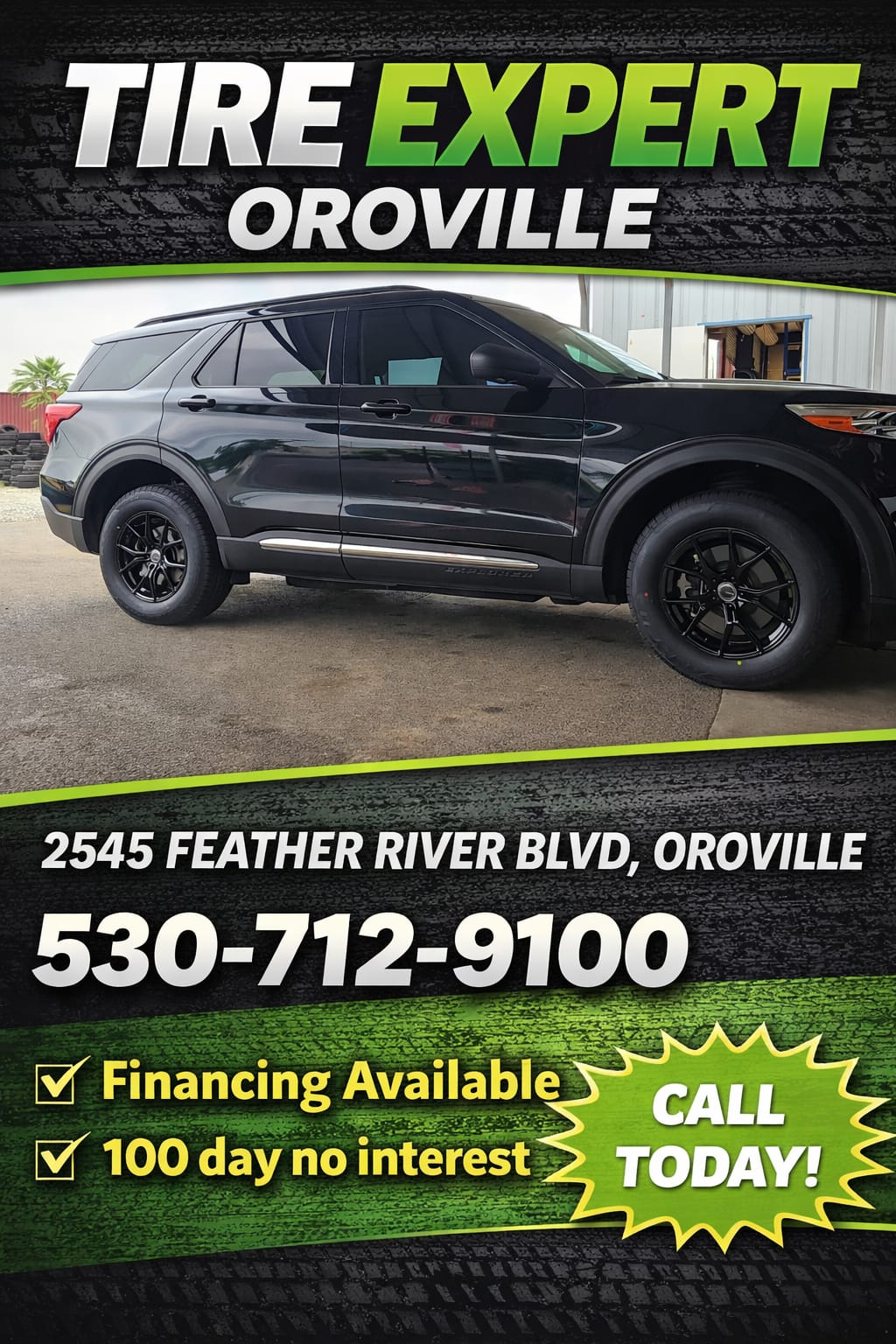 Black Explorer Financing Promo