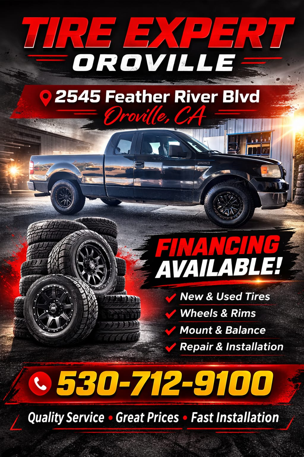 Black F-150 Financing Promo
