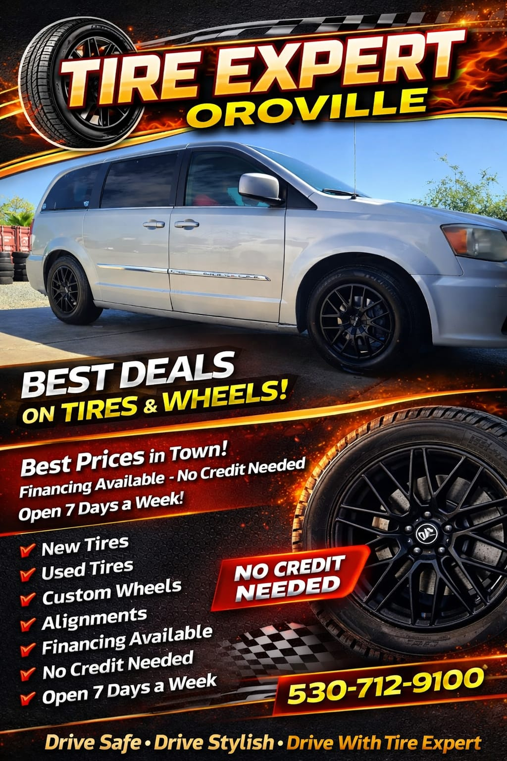 Silver Minivan Deals Promo