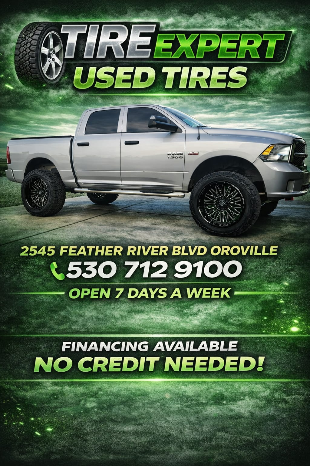 Used Tires Green Ram Promo